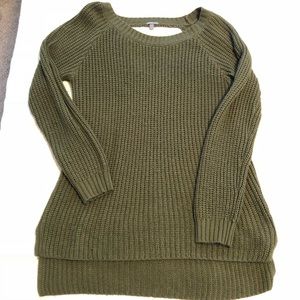 Oversized knit sweater